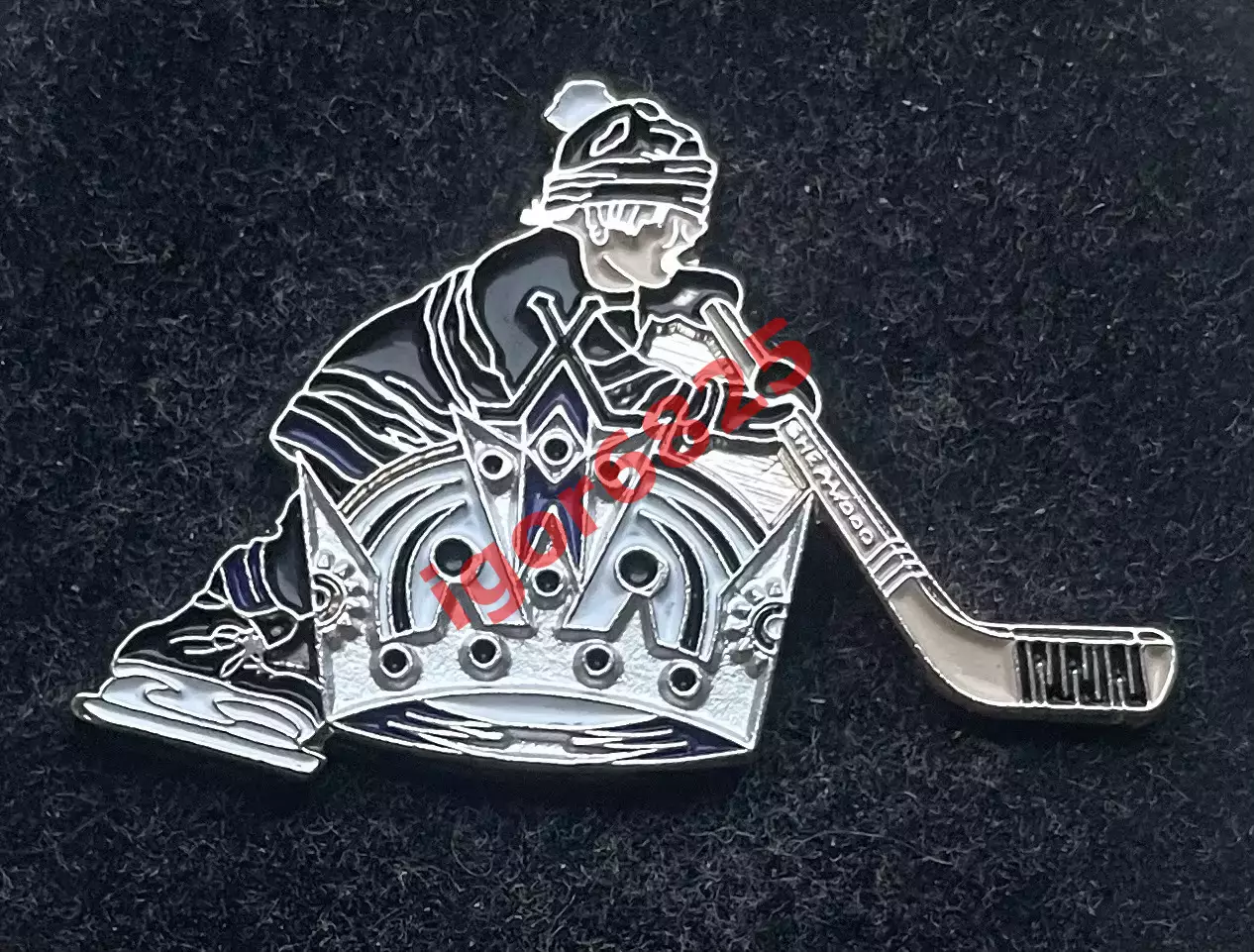 Знак Значок Лос-Анджелес Кингз НХЛ Los Angeles Kings NHL Серия клубы НХЛ kids.