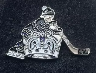 Знак Значок Лос-Анджелес Кингз НХЛ Los Angeles Kings NHL Серия клубы НХЛ дети.