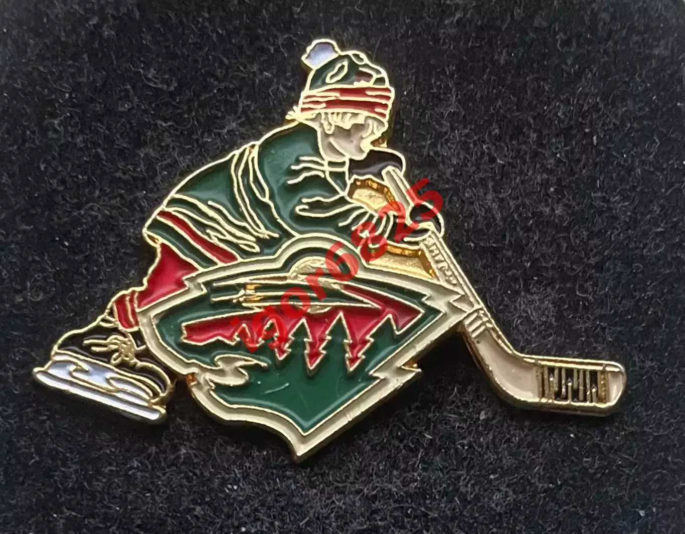 Хоккей Знак Значок Миннесота Уайлд НХЛ Minnesota Wild NHL. Серия клубы НХЛ kids.