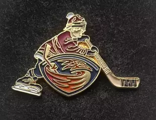 Хоккей. Знак Значок Атланта Трэшерз НХЛ Atlanta Thrashers. Серия клубы НХЛ дети.