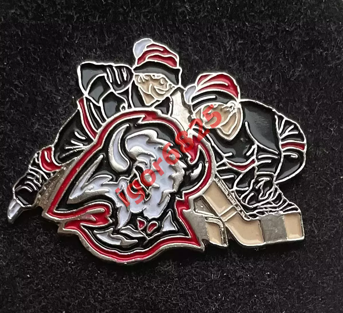 Хоккей Знак Значок Баффало Сейбрз НХЛ Buffalo Sabres NHL Серия 2 клубы НХЛ kids.