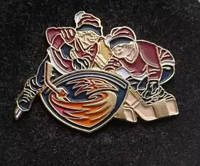 Хоккей Знак Значок Атланта Трэшерз НХЛ Atlanta Thrashers Серия 2 клубы НХЛ kids.