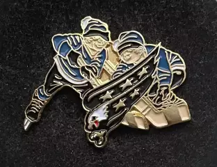 Знак Значок Вашингтон Кэпиталс Washington Capitals NHL. Серия 2 клубы НХЛ дети