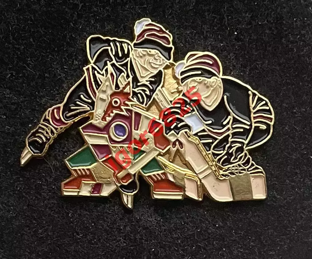 Знак Значок Финикс Койотис Phoenix Coyotes NHL Аризона. Серия 2 клубы НХЛ kids.