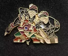 Знак Значок Финикс Койотис Phoenix Coyotes NHL Аризона. Серия 2 клубы НХЛ дети.