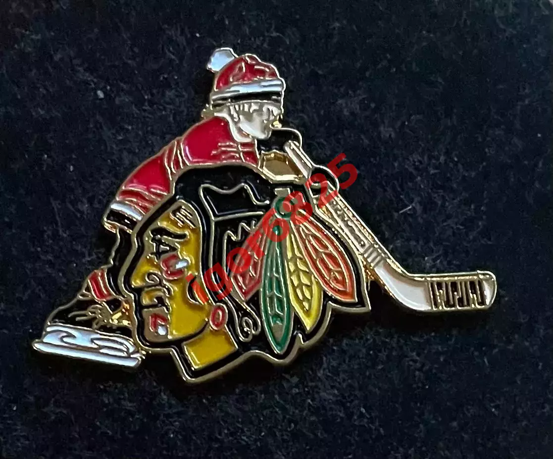 Знак Значок Чикаго Блэкхокс НХЛ Chicago Blackhawks NHL Серия клубы НХЛ kids.