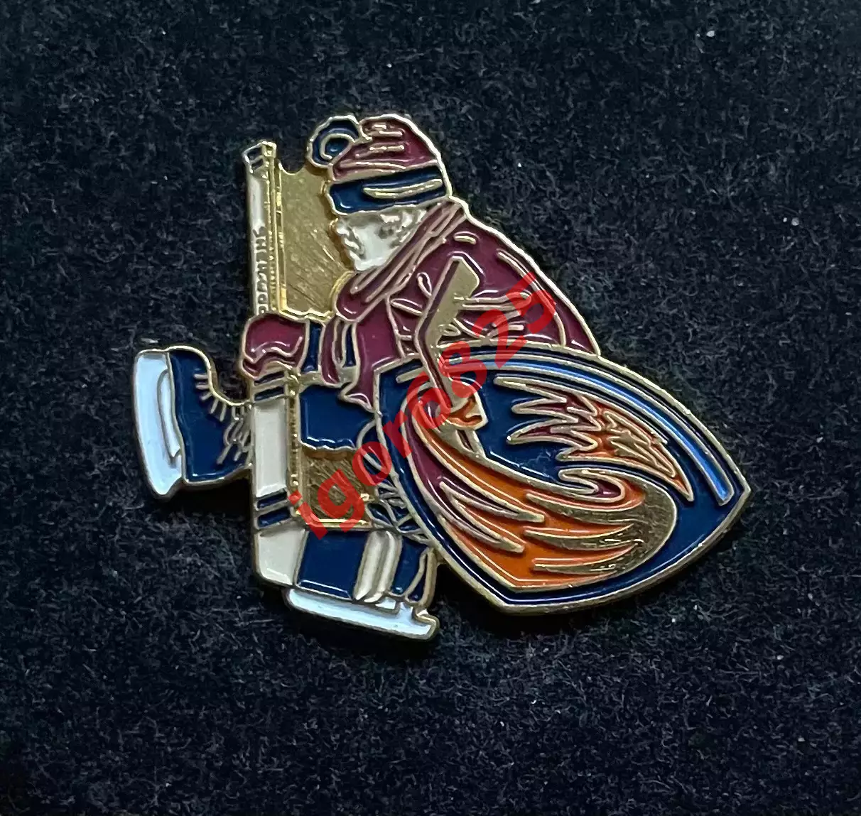 Хоккей Знак Значок Атланта Трэшерз НХЛ Atlanta Thrashers Серия 4 клубы НХЛ kids.