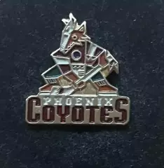 Хоккей. Знак Значок Финикс Койотис НХЛ Phoenix Coyotes NHL. Аризона. Вид 2.