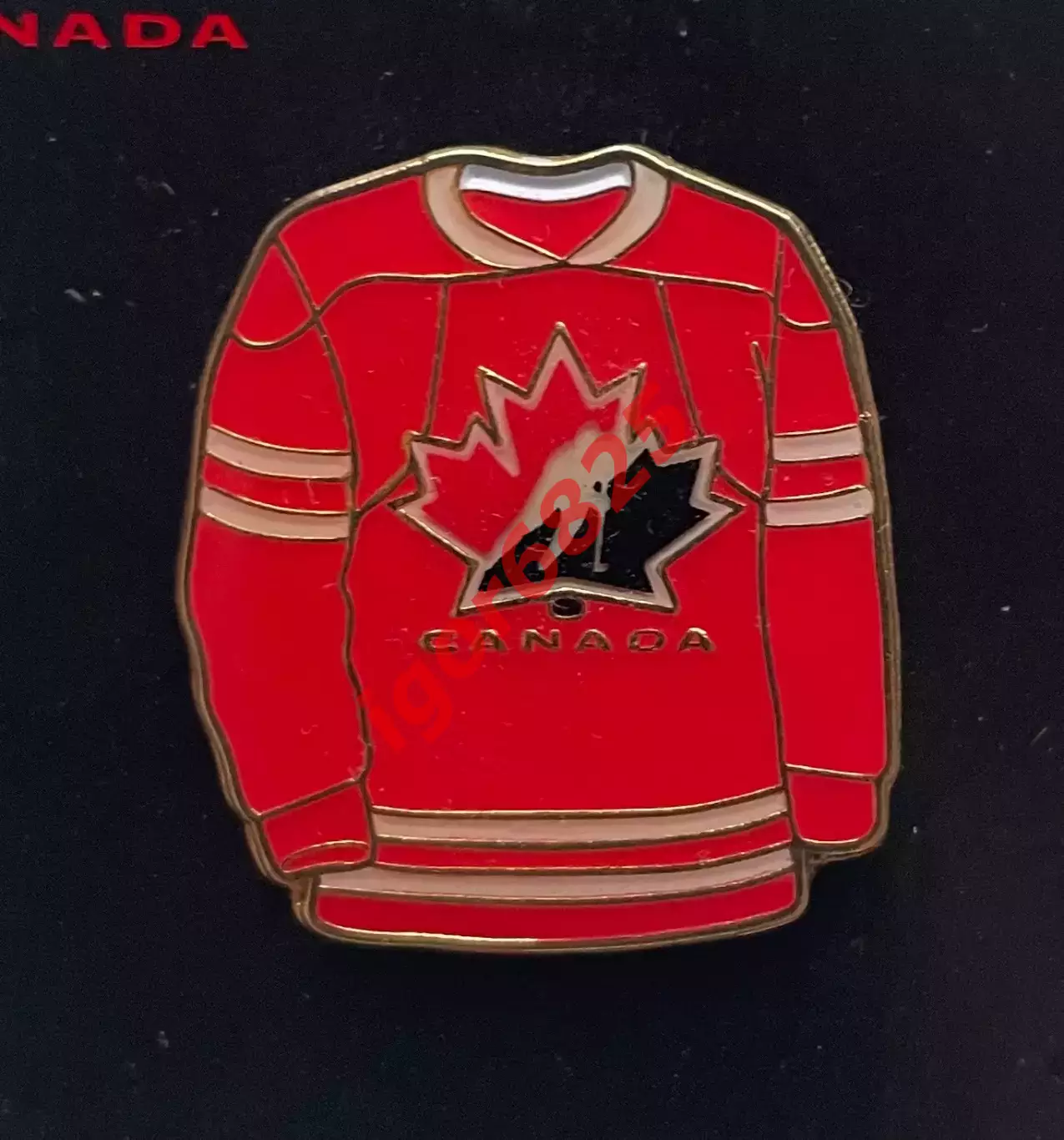 Хоккей Знак Значок Сборная Канада Canada Team джерси, красная форма 3