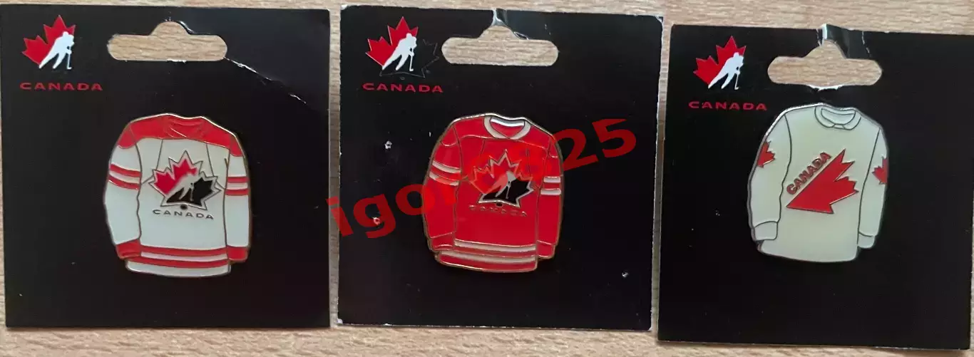 Хоккей Знак Значок Сборная Канада Canada Team джерси, красная форма 5