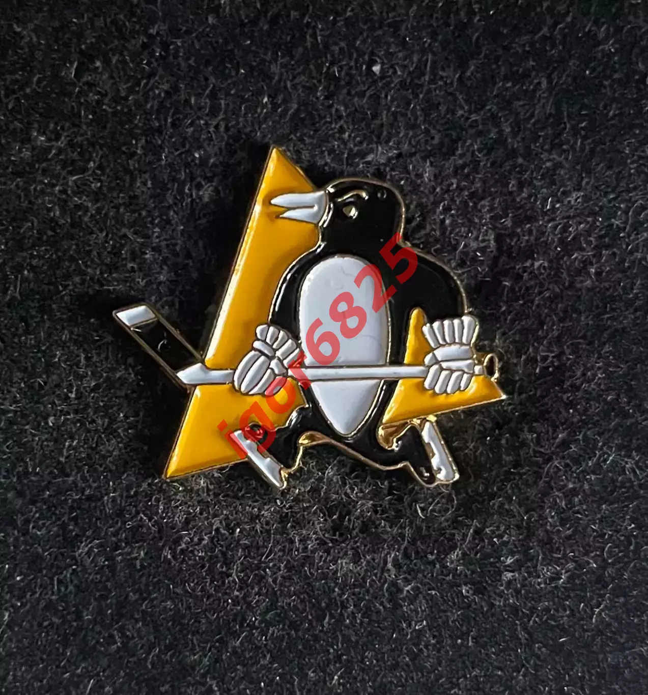 Хоккей Знак Значок Питтсбург Пингвинз НХЛ Pittsburgh Penguins NHL. Эмблема 1991