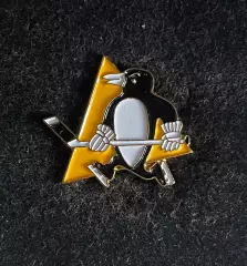 Хоккей Знак Значок Питтсбург Пингвинз НХЛ Pittsburgh Penguins NHL.Эмблема 1991