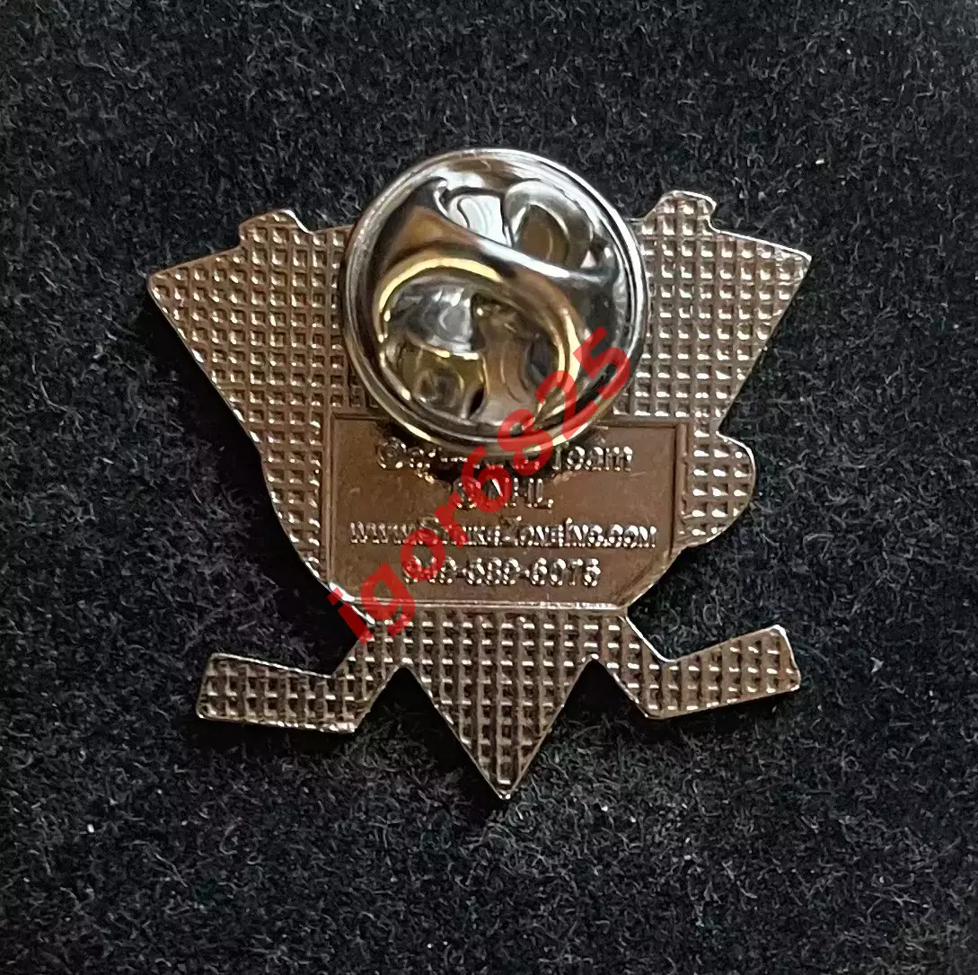 Хоккей Знак Значок Анахайм Майти Дакс НХЛ Anaheim Mighty Ducks NHL Эмблема клуба 2