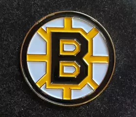 Знак Значок Бостон Брюинз НХЛ Boston Bruins NHL. Эмблема клуба, размер 2,9 см.