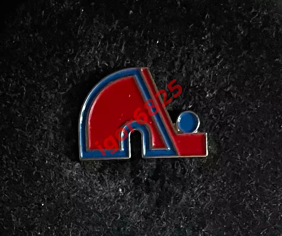 Хоккей Знак Значок Квебек Нордикс НХЛ Quebec Nordiques NHL 1992. Эмблема клуба