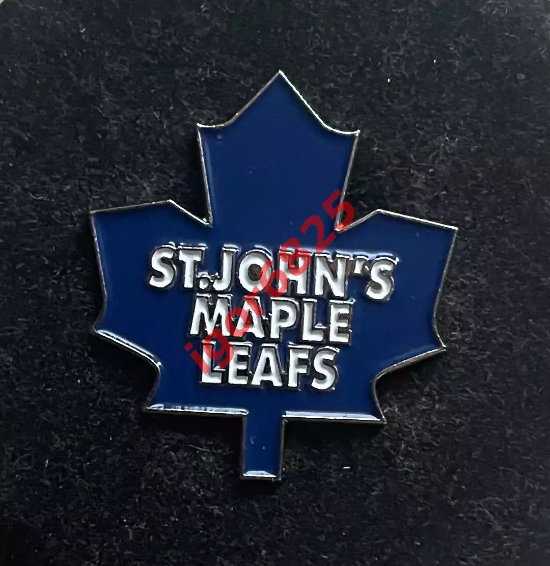 Хоккей. Знак значок Сент-Джонс Мейпл Лифс АХЛ St. John's Maple Leafs AHL.