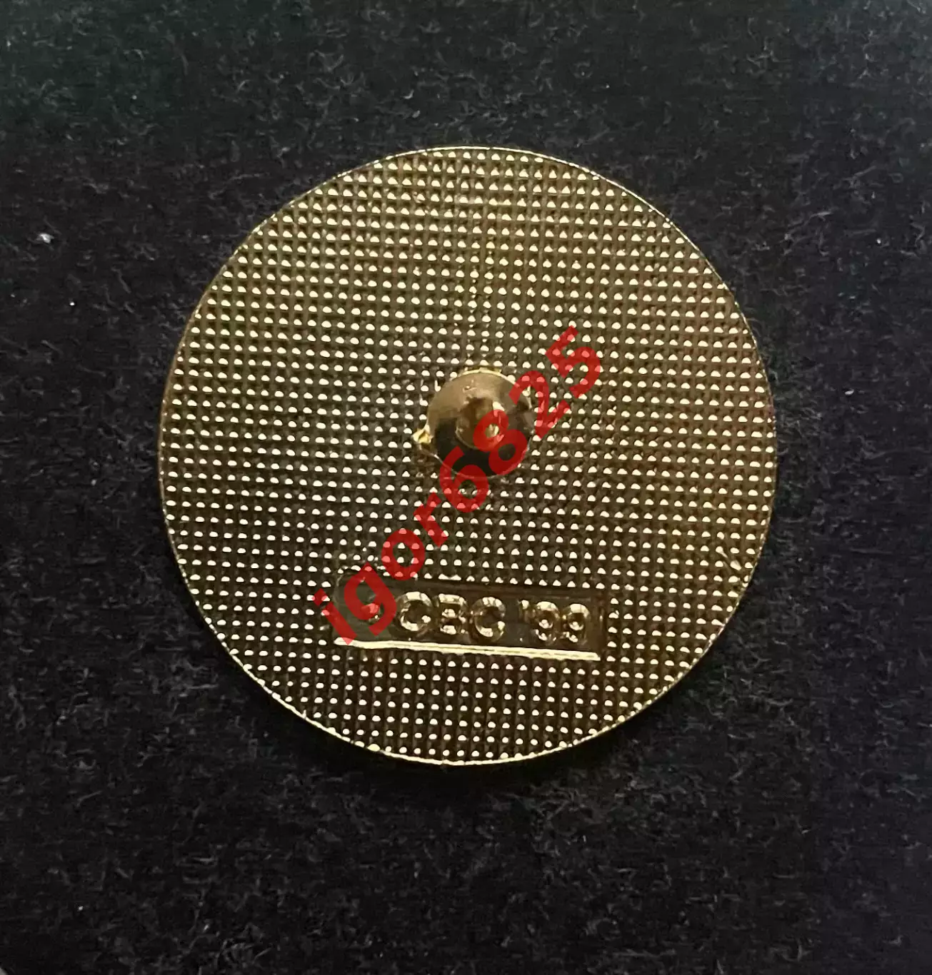 Хоккей. Знак значок ТВ программа Хоккейный вечер в Канаде Hockey Night in Canada 1