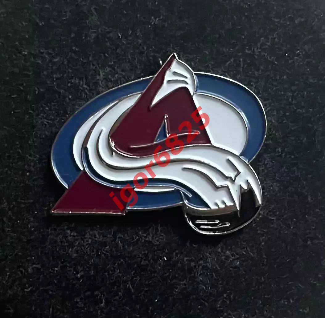 Хоккей Знак Значок Колорадо Эвеланш НХЛ Colorado Avalanche. NHL Эмблема клуба