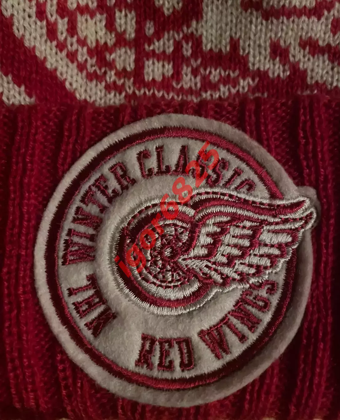 Шапка зимняя Детройт Ред Уингз НХЛ Detroit Red Wings NHL Winter Classic. Reebok 3