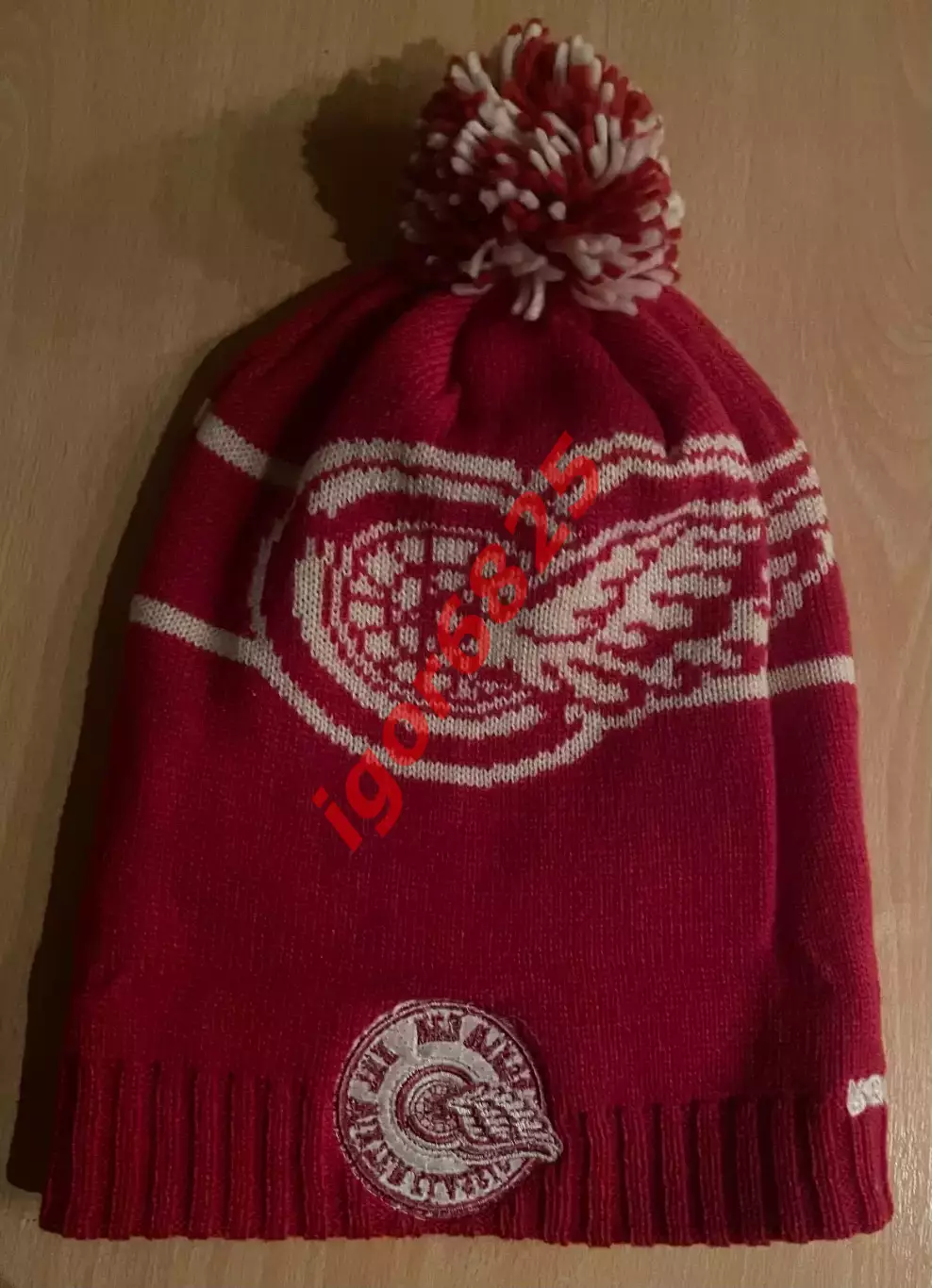 Шапка зимняя Детройт Ред Уингз НХЛ Detroit Red Wings NHL Winter Classic. Reebok 5