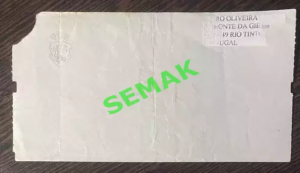 Спортинг Португалия - Спартак Москва - 17.10.2000. Билет ЛЧ. 1