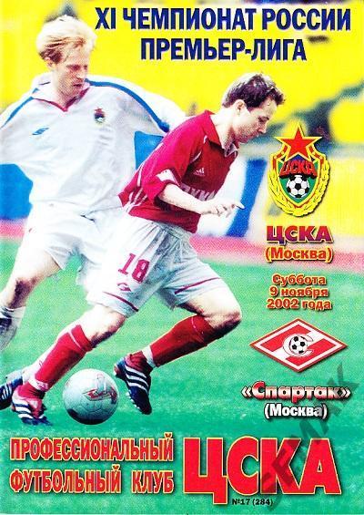 ЦСКА - Спартак Москва - 2002