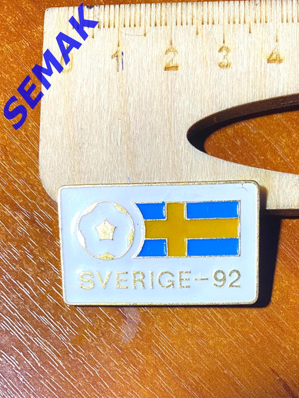 знак/значок - Швеция-1992. Футбол