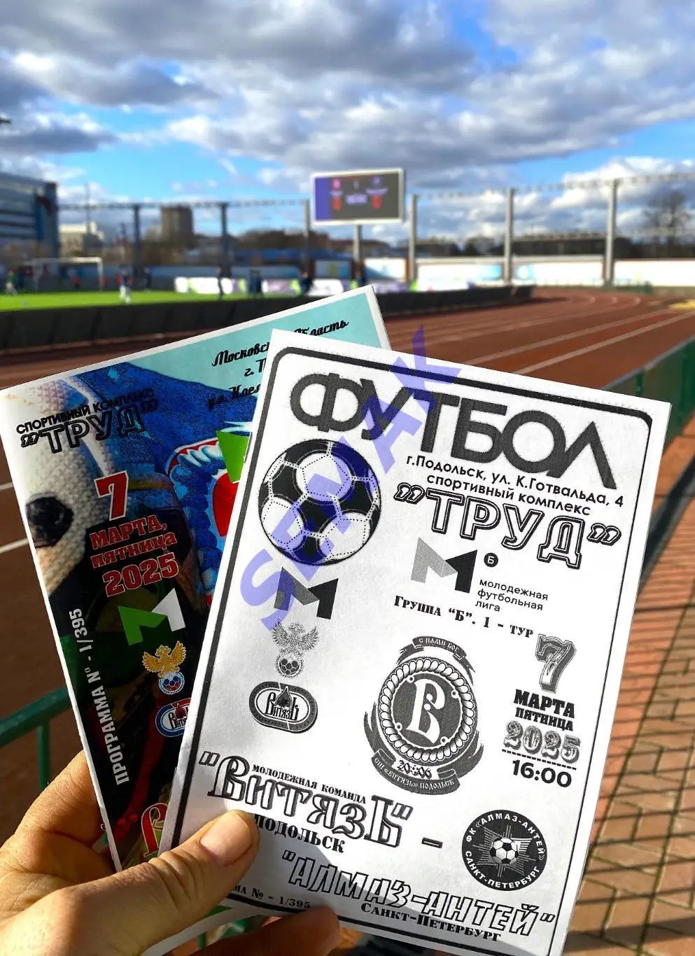 Витязь-М Подольск - Алмаз-Антей Санкт-Петербург - 07.03.2025. МФЛ кмп-кт 2