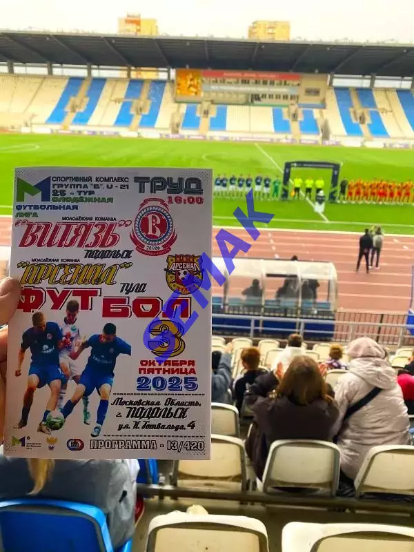 Витязь-М Подольск - Арсенал-М Тула - 03.10.2025 МФЛ 3