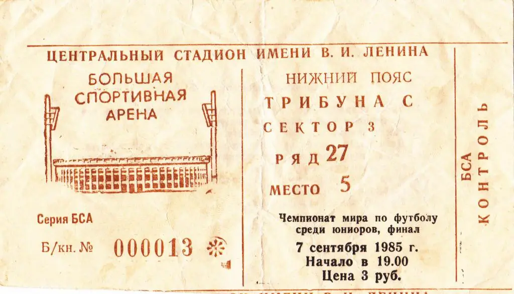 Бразилия-Испания (Brazil - Spain) FIFA World Youth Championship U-20. Final 1985