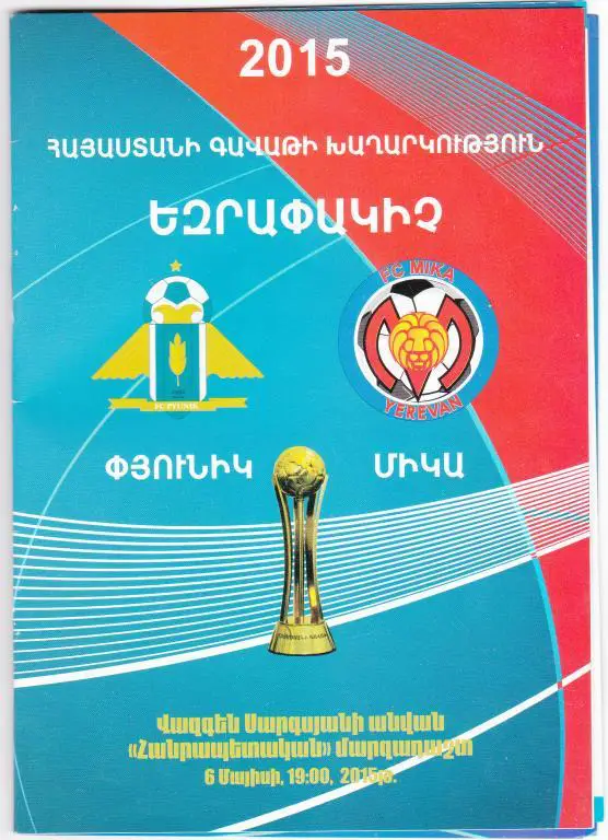 Финал Кубка. Пюник Ереван – Мика Ереван. 2015