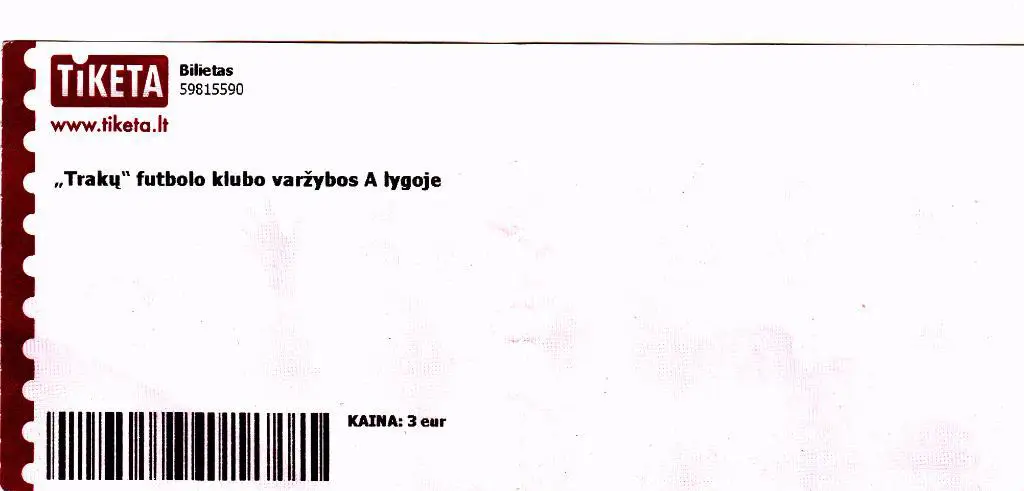 чемпионат Литвы. ФК Тракай