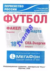 Факел Воронеж - СКА-Энергия Хабаровск 2006