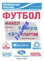 Факел Воронеж - Спартак Нижний Новгород 2006