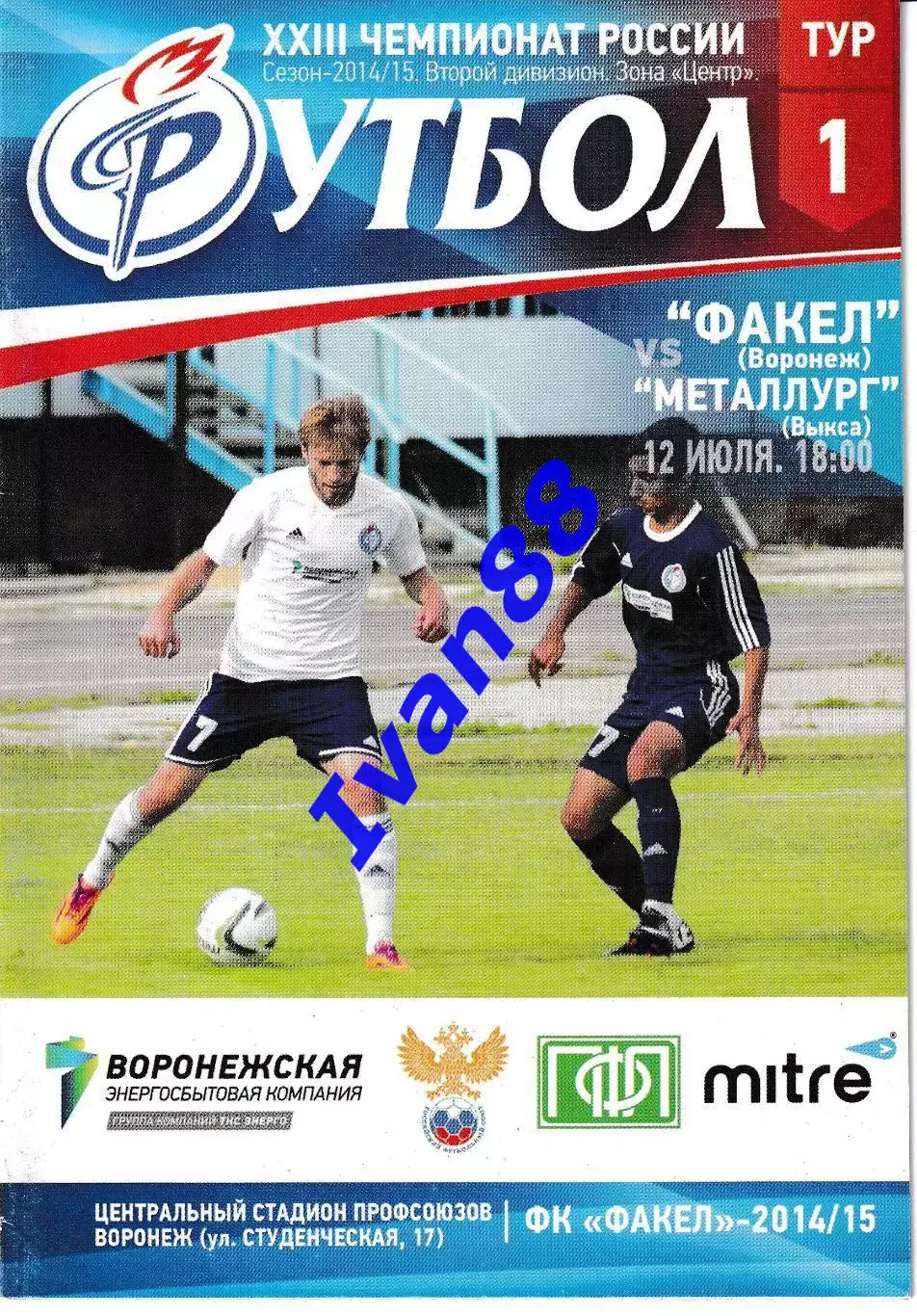 Факел Воронеж - Металлург Выкса 2014