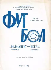 Волжанин Кинешма - ЦСКА-2 Москва 1988