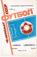 Факел Воронеж - Динамо-2 Москва 1988