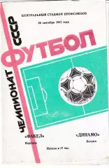 Факел Воронеж - Динамо Батуми 1987