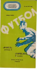 Факел Воронеж - Торпедо Таганрог 1977 Кубок РСФСР