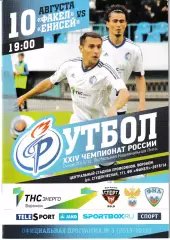 Факел Воронеж - Енисей Красноярск 10 августа 2015