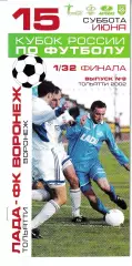 Лада Тольятти - Факел Воронеж 2002 Кубок России