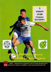 Динамо Киров - Кубань Краснодар 2026