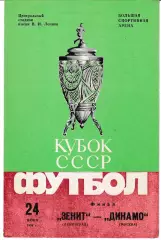 Зенит Ленинград - Динамо Москва 1984 Финал Кубка СССР