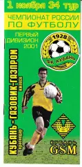 Кубань Краснодар - Газовик-Газпром Ижевск 2001