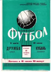 Кубань Краснодар - Дружба Майкоп 1973