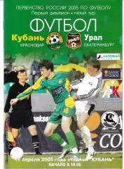 Кубань Краснодар - Урал Екатеринбург 2005