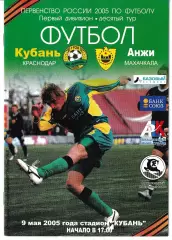 Кубань Краснодар - Анжи Махачкала 2005
