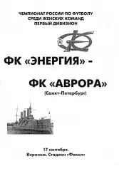 Энергия Воронеж - Аврора Санкт-Петербург 2005