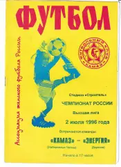 Камаз Набережные Челны - Энергия Воронеж 1996