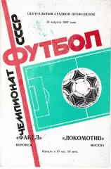 Факел Воронеж - Локомотив Москва 1987